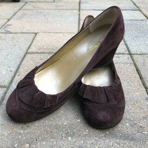 Me Too Brown Suede Shoes